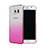 Funda Dura Plastico Rigida Transparente Gradient para Samsung Galaxy S6 SM-G920 Rosa