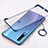 Funda Dura Ultrafina Carcasa Transparente Mate H03 para Huawei P30 Lite Azul