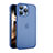 Funda Dura Ultrafina Carcasa Transparente Mate QC para Apple iPhone 14 Pro Azul