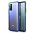 Funda Dura Ultrafina Carcasa Transparente Mate U01 para Huawei Honor V30 Pro 5G Azul