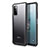 Funda Dura Ultrafina Carcasa Transparente Mate U01 para Huawei Honor View 30 5G Negro