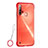 Funda Dura Ultrafina Carcasa Transparente Mate U01 para Huawei P20 Lite (2019) Rojo