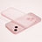 Funda Dura Ultrafina Carcasa Transparente Mate U02 para Apple iPhone 14 Rosa