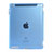 Funda Dura Ultrafina Transparente Mate para Apple iPad 2 Azul Cielo