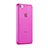 Funda Dura Ultrafina Transparente Mate para Apple iPhone 5C Rosa Roja