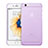 Funda Dura Ultrafina Transparente Mate para Apple iPhone 6 Morado