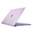 Funda Dura Ultrafina Transparente Mate para Apple MacBook 12 pulgadas Rosa