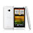 Funda Dura Ultrafina Transparente Mate para HTC One M7 Blanco