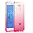 Funda Gel Ultrafina Transparente Gradiente para Huawei Enjoy 6S Rosa
