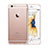 Funda Gel Ultrafina Transparente para Apple iPhone 6S Oro Rosa