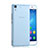 Funda Gel Ultrafina Transparente para Huawei Honor 4A Azul