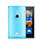 Funda Gel Ultrafina Transparente para Nokia Lumia 925 Azul