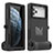 Funda Impermeable Bumper Silicona y Plastico Waterproof Carcasa 360 Grados Cover para Apple iPhone 11 Pro Negro
