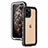 Funda Impermeable Bumper Silicona y Plastico Waterproof Carcasa 360 Grados para Apple iPhone 12 Pro Max Blanco