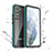Funda Impermeable Bumper Silicona y Plastico Waterproof Carcasa 360 Grados para Samsung Galaxy S22 5G Verde