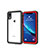 Funda Impermeable Bumper Silicona y Plastico Waterproof Carcasa 360 Grados W01 para Apple iPhone XR Rojo