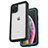 Funda Impermeable Bumper Silicona y Plastico Waterproof Carcasa 360 Grados W04 para Apple iPhone 11 Pro Cian