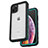 Funda Impermeable Bumper Silicona y Plastico Waterproof Carcasa 360 Grados W04 para Apple iPhone 11 Pro Max Cian