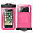 Funda Impermeable y Sumergible Universal W02 Rosa Roja