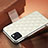 Funda Lujo Cuero Carcasa A07 para Apple iPhone 14 Blanco