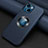 Funda Lujo Cuero Carcasa A08 para Apple iPhone 14 Plus Azul