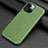 Funda Lujo Cuero Carcasa A09 para Apple iPhone 13 Mini Verde