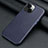 Funda Lujo Cuero Carcasa A09 para Apple iPhone 14 Plus Azul