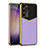 Funda Lujo Cuero Carcasa AC4 para Samsung Galaxy S23 Plus 5G Morado