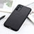 Funda Lujo Cuero Carcasa B01H para Oppo A54s Negro