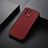 Funda Lujo Cuero Carcasa B01H para Xiaomi Mi 13 5G Rojo