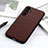 Funda Lujo Cuero Carcasa B02H para Samsung Galaxy A14 5G Marron