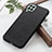 Funda Lujo Cuero Carcasa B02H para Samsung Galaxy M33 5G Negro