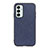 Funda Lujo Cuero Carcasa B03H para Samsung Galaxy F23 5G Azul