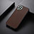 Funda Lujo Cuero Carcasa B05H para Samsung Galaxy M33 5G Marron