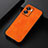 Funda Lujo Cuero Carcasa B06H para Oppo A56S 5G Naranja