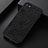 Funda Lujo Cuero Carcasa B07H para Oppo A54s Negro