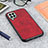 Funda Lujo Cuero Carcasa B08H para Samsung Galaxy M33 5G Rojo