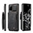 Funda Lujo Cuero Carcasa C01S para Samsung Galaxy S20 Plus 5G Negro