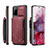 Funda Lujo Cuero Carcasa C01S para Samsung Galaxy S20 Plus 5G Rojo