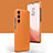 Funda Lujo Cuero Carcasa C04 para Samsung Galaxy S21 5G Naranja