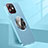 Funda Lujo Cuero Carcasa con Mag-Safe Magnetic QC1 para Apple iPhone 12 Azul Cielo