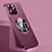 Funda Lujo Cuero Carcasa con Mag-Safe Magnetic QC1 para Apple iPhone 12 Pro Max Rojo