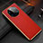 Funda Lujo Cuero Carcasa DL2 para Huawei Mate 40 RS Rojo