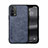 Funda Lujo Cuero Carcasa DY1 para Oppo K9 5G Azul