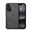 Funda Lujo Cuero Carcasa DY1 para Xiaomi Mi 11i 5G (2022) Negro