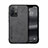 Funda Lujo Cuero Carcasa DY1 para Xiaomi Mi 11T 5G Negro