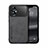 Funda Lujo Cuero Carcasa DY1 para Xiaomi Poco M5 4G Negro