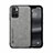 Funda Lujo Cuero Carcasa DY1 para Xiaomi Redmi Note 11 4G (2022) Gris