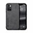 Funda Lujo Cuero Carcasa DY1 para Xiaomi Redmi Note 11 4G (2022) Negro