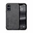 Funda Lujo Cuero Carcasa DY2 para Oppo A78 5G Negro